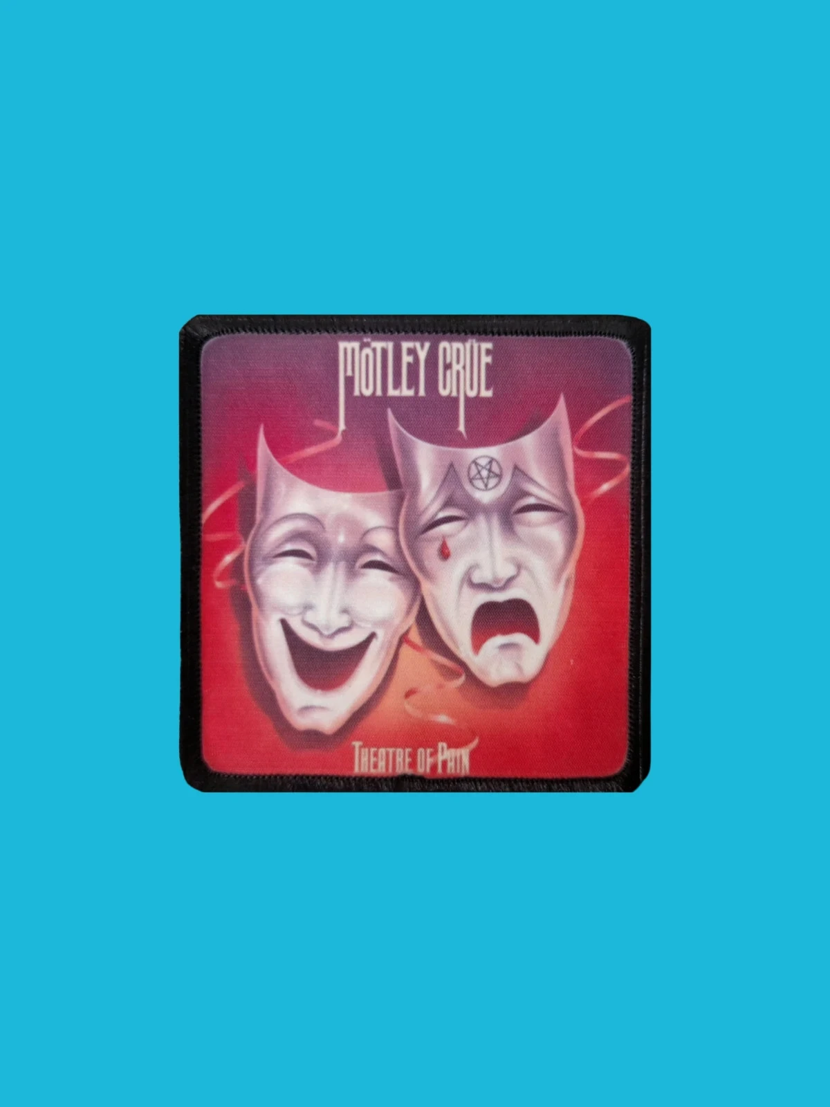 Patch Mötley Crue - Theatre of Pain - Imprimé - Carré de 7,5 x 7,5 centimètres